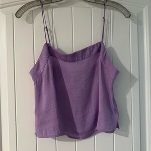 Urban Outfitters Purple Sleeveless Crop Camisole